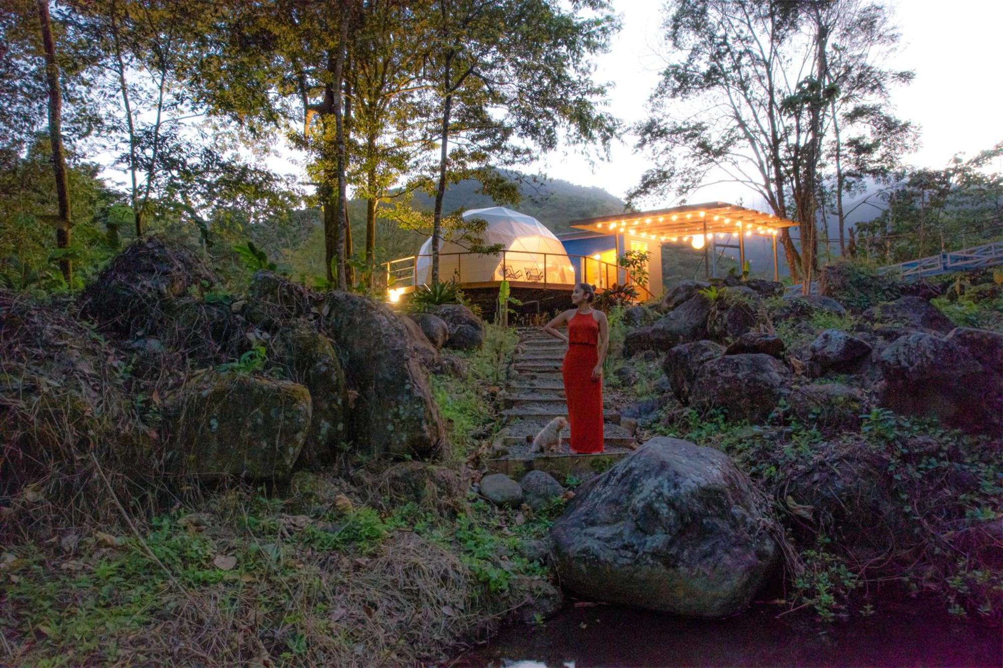 Bitzu Dome-Bijagua Riverside Glamping Dış mekan fotoğraf