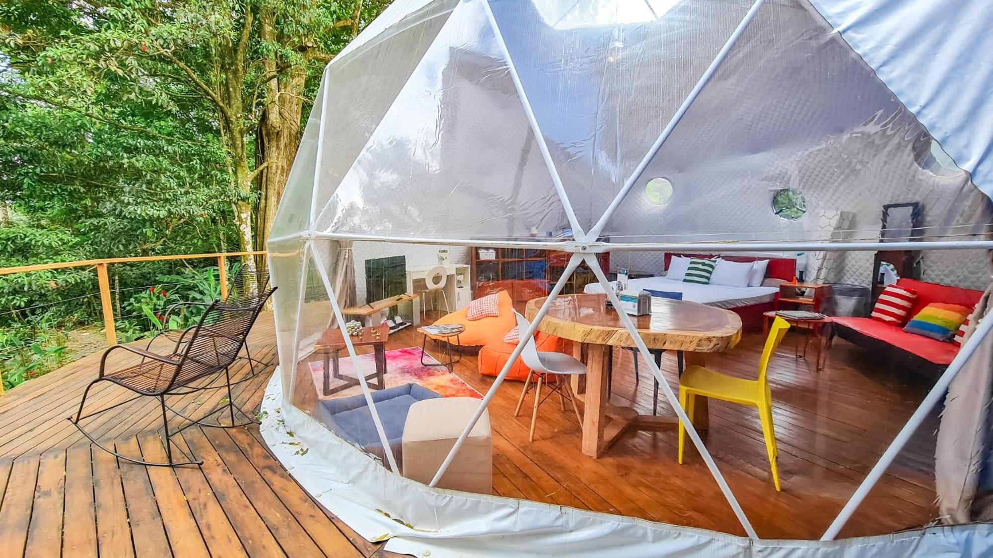 Bitzu Dome-Bijagua Riverside Glamping Dış mekan fotoğraf